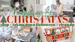 PREPARING FOR CHRISTMAS! / SHOPPING, TAKING DOWN HALLOWEEN, CLEANING MOTIVATION / TYPICALLY KATIE