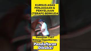 KURSUS ASAS PENYEDIAAN & PENYELIAAN (TERAPI) BERKUDA