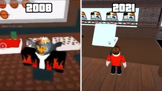 Roblox: Work at a Pizza Place Evolution/Evolución (2008-2021) Actualizado/Updated