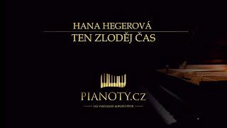 Hana Hegerová - Ten zloděj čas (klavírní doprovod / karaoke)