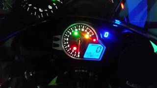 2009 honda fireblade Cbr1000rr led  clocks upgrade.