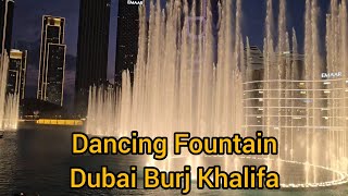 Amazing Dancing Fountain Show | Dubai  Burj khalifa