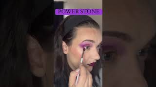 Infinity Stone makeup- Power Stone #eyeshadow #eyeshadowtutorial #infinitystone #powerstone