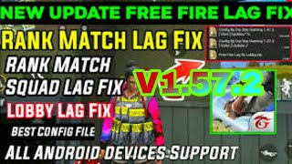 FREE FIRE LAG FIX 1GB RAM V1.57.2