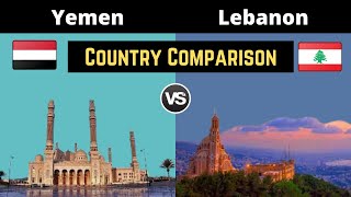 Yemen vs Lebanon Country Comparison | Lebanon vs Yemen | yemen vs lebanon | lebanon vs yemen