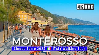 MONTEROSSO AL MARE Walking Tour 4K60 🌄 Cinque Terre, ITALY 🇮🇹 w/SUBTITLES