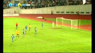 Football - UEFA Europa League qualification - 2011-12 - Dinamo Tbilisi-AEK Athens - Leonardo's goal