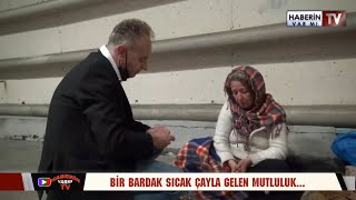 Bir bardak sıcak çayla gelen mutluluk...