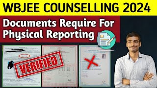 Important Documents Require For Physical reporting in the college 🔥 😇| #wbjee#wbjee2024 #wbjee