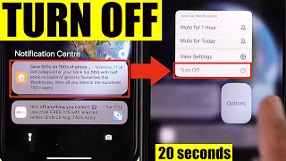 TURN OFF NOTIFICATIONS FOR SPECIFIC APPS iPhone