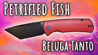 Складная стамеска! | Petrified Fish Beluga Tanto | Обзор ножа