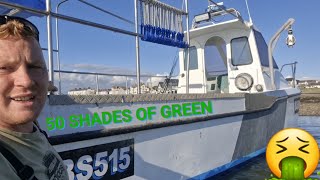 Boat fishing uk | 50 shades of GREEN! 🤮 Quick hall of a lobster pot | Triggerfish