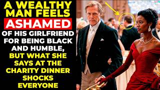 A WEALTHY MAN FEELS ASHAMED OF HIS GIRLFRIEND FOR BEING BLACK AND HUMBLE, BUT WHAT SHE SAYS AT...