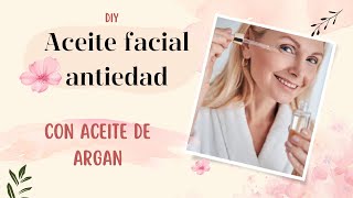 Aceite Facial NATURAL ANTIEDAD | Rejuvenece, reafirma y mejora la apariencia de las arrugas.