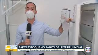 Estoque no banco de leite de Jundiaí preocupa - Fábio Linhares