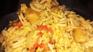 ESI VEG BIRYANI JISE KHAKE AAP NONVEG BIRYANI JAOGE BHUL,SUPER EASY AND QUICK RECIPE OF SOYA BIRYANI