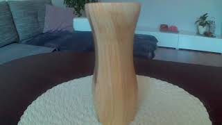 Woodturning  Vase Walnut and cherry