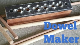 Paano Gumawa ng Wooden Dowels (DIY Dowel Maker Tool)