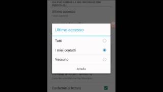 Privacy su whatsapp