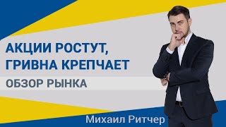 Акции ростут, Гривна крепчает | Обзор рынка от Михаила Ритчера | 12.08.2019