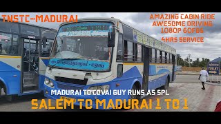 Salem to Madurai 1 to 1 BPR _TNSTC-Madurai Cabin Ride [TN 58 N 2418] 1080P-60fbs_Travel with Rasna