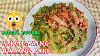 Hinde ka mapipikit sa pait | Ginisang Ampalaya with pork and eggs