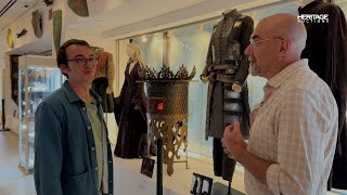 Isaac Hempstead Wright, who played Bran Stark on Game of Thrones, walks through GoT: The Auction