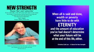 New Strength Devotional, Topic: Legacy, Focus: Legacy of the wise