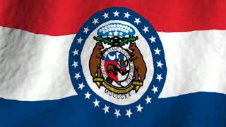 علم أمريكا - ولاية ميزوري (00129) Missouri (US-MO) flag (USA)