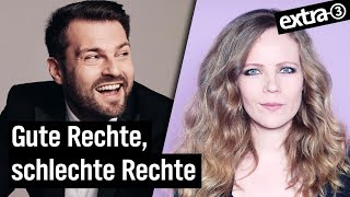 Gute Rechte, schlechte Rechte mit Schlecky Silberstein - Bosettis Woche #74 | extra 3 | NDR