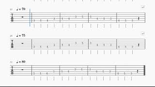 Escala de Dó Menor - Tablatura de Violão e Guitarra