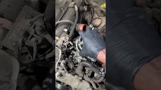 Fuel filter replacement on a 7.3L powerstroke #shorts #dieselengine #diesel #powerstroke