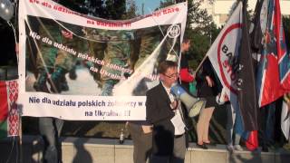 04.10.2014 WARSZAWA, DEMONSTRACJA: NIE DLA UDZIAŁU POLSKICH WOJSK W AGRESJI NA UKRAINIE! CZ.3