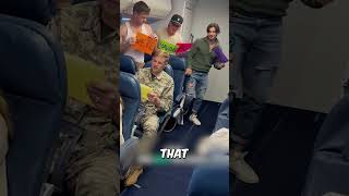 Girl Surprises Military Man on Plane ❤️