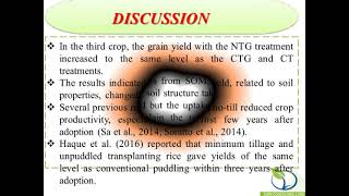 No Till Cropping Systems for Rice Maize