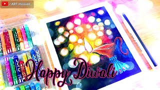 Diwali drawing/how to draw diya/diwali special drawing/easy diya drawing for diwali