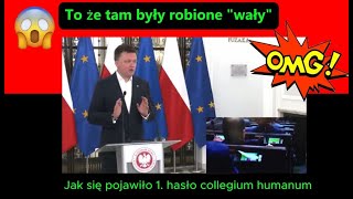 To że tam były robione "wały" - Hołownia o Collegium Humanum