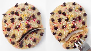 SINGLE SERVE FUNFETTI COOKIE🍪 #shorts