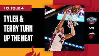 Tyler Herro 12 PTS, Terry Rozier III 11 PTS | Miami HEAT vs. New Orleans Pelicans | October 13, 2024