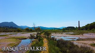 Urdaibai (Biscay) - Marshes, future place of new guggenheim  | Waking tour Basque Country 4K