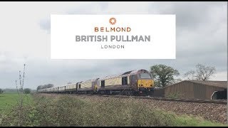 (HD) DB 67021 & 67024 The Belmond British Pullman  @ Muiltiple Locations Day 1, 2 and 3 MEGA TONES