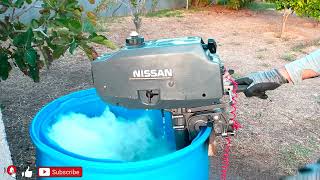 2.5HP AND 3.5HP TOHATSU, SUZUKI, EVINRUDE, JOHNSON, NISSAN, MERCURY - outboard motor test