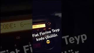 Fiat Fiorino Double Teyp kodu çözülür.😎 #radiocode