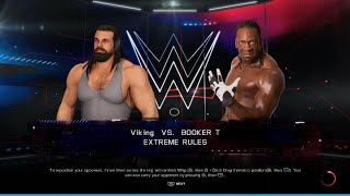 WWE 2K23 Viking vs Booker T