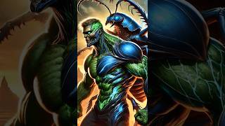 Ai creation: Hulk-Blue beetle and Hulk-Dr strange hybrid #aicreations #marvel #fusion #hybird #fyp