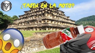 Le pusimos mucho Tajin a la moto