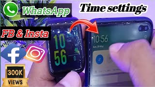 Id116 smartwatch review & settings || id116 smart watch को ON कैसे करें? (Part 4)