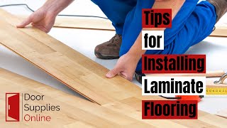 Tips for Installing Laminate Flooring