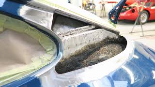 Porsche 911 quarter panel, rain channel, gutter repair, Promo video