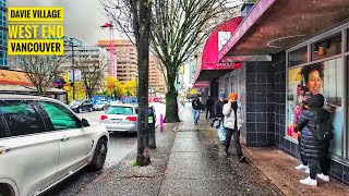 Vancouver Walk 🇨🇦 - Davie Village to Downtown